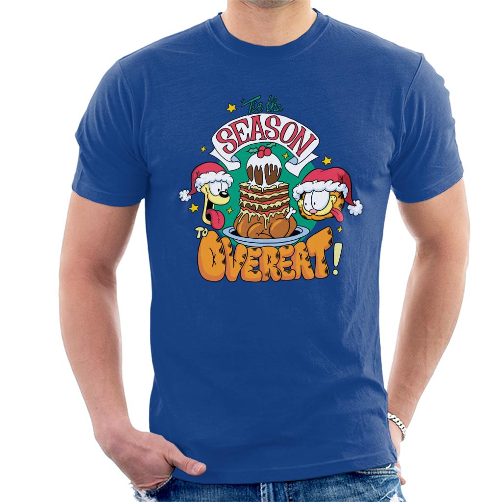 Garfield Christmas Tis The Season To Overeat Men's T-Shirt product image 4