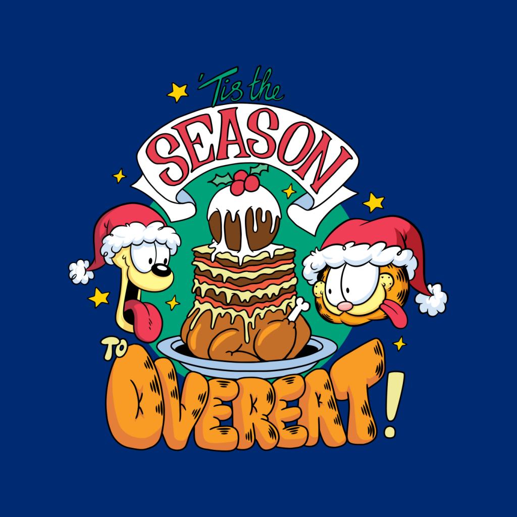 Garfield Christmas Tis The Season To Overeat Women's Hooded product image 5