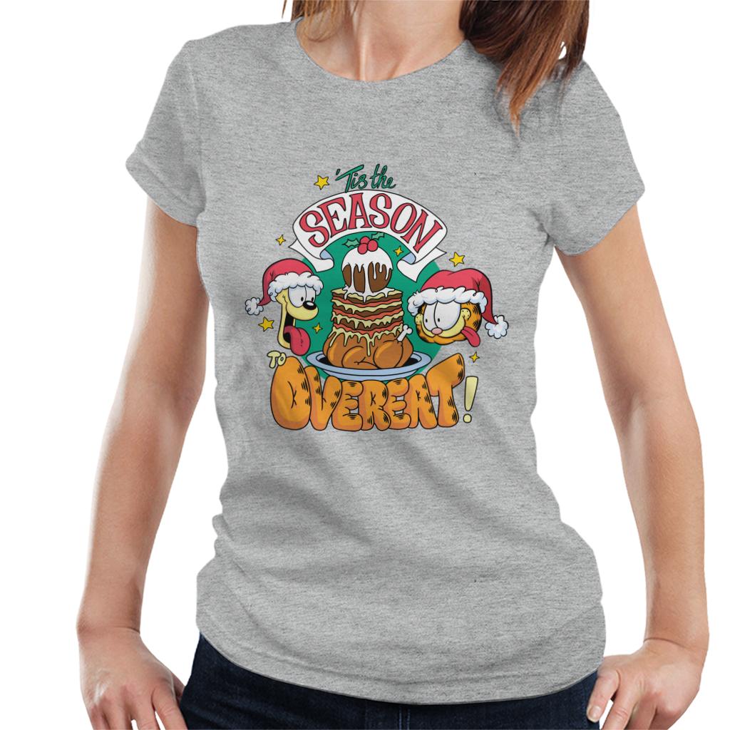 Garfield Christmas Tis The Season To Overeat Women's T-Shirt product image 1