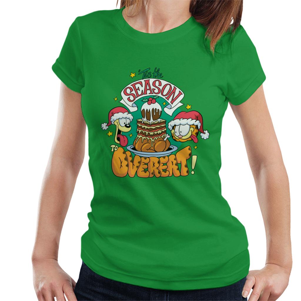 Garfield Christmas Tis The Season To Overeat Women's T-Shirt product image 6