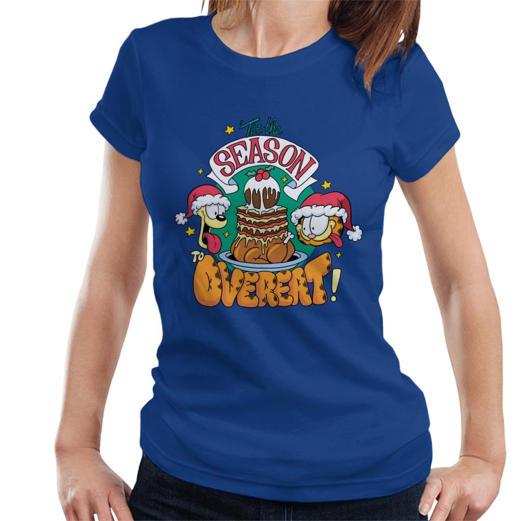Garfield Christmas Tis The Season To Overeat Women's T-Shirt product image 4