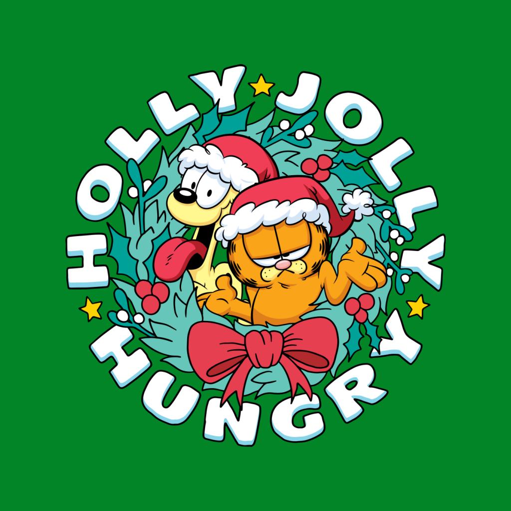 Garfield Christmas Holly Jolly Hungry Kid's Hooded product image 7