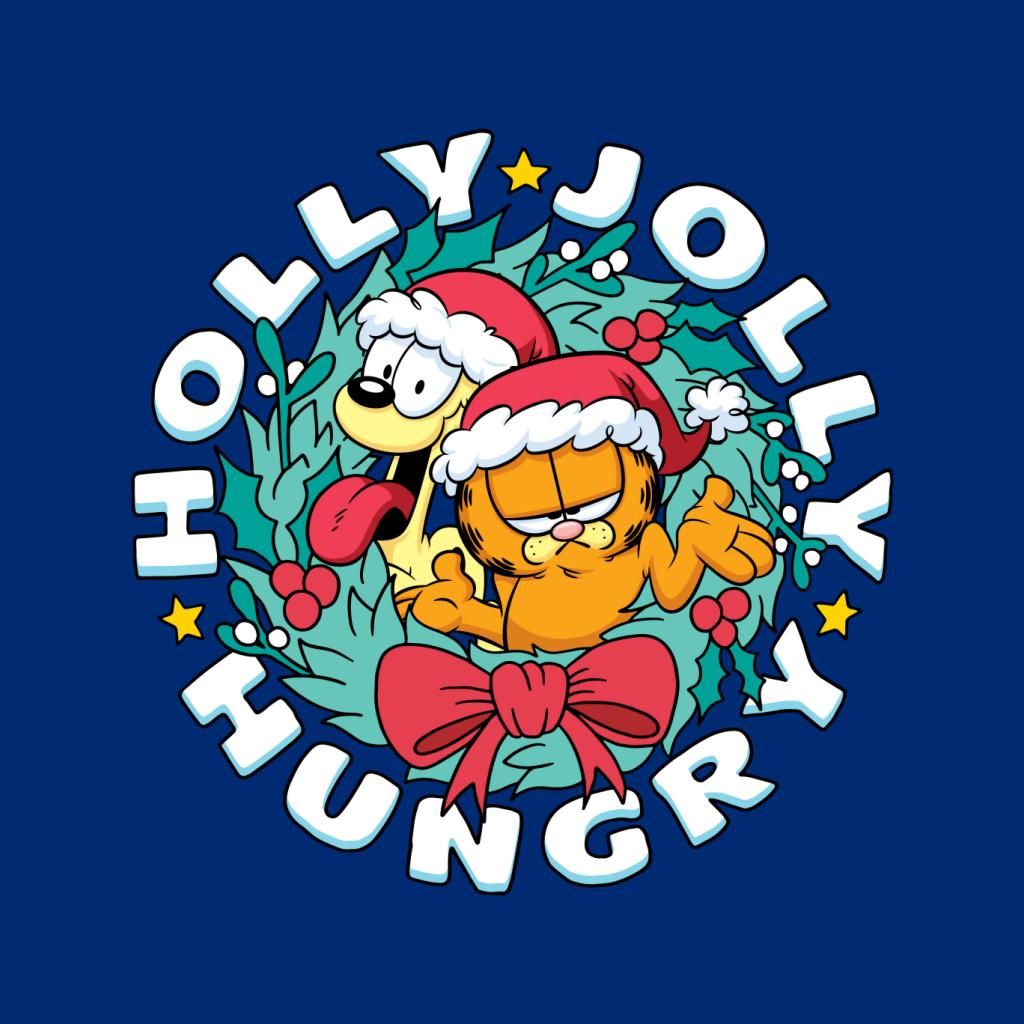 Garfield Christmas Holly Jolly Hungry Kid's Hooded product image 5