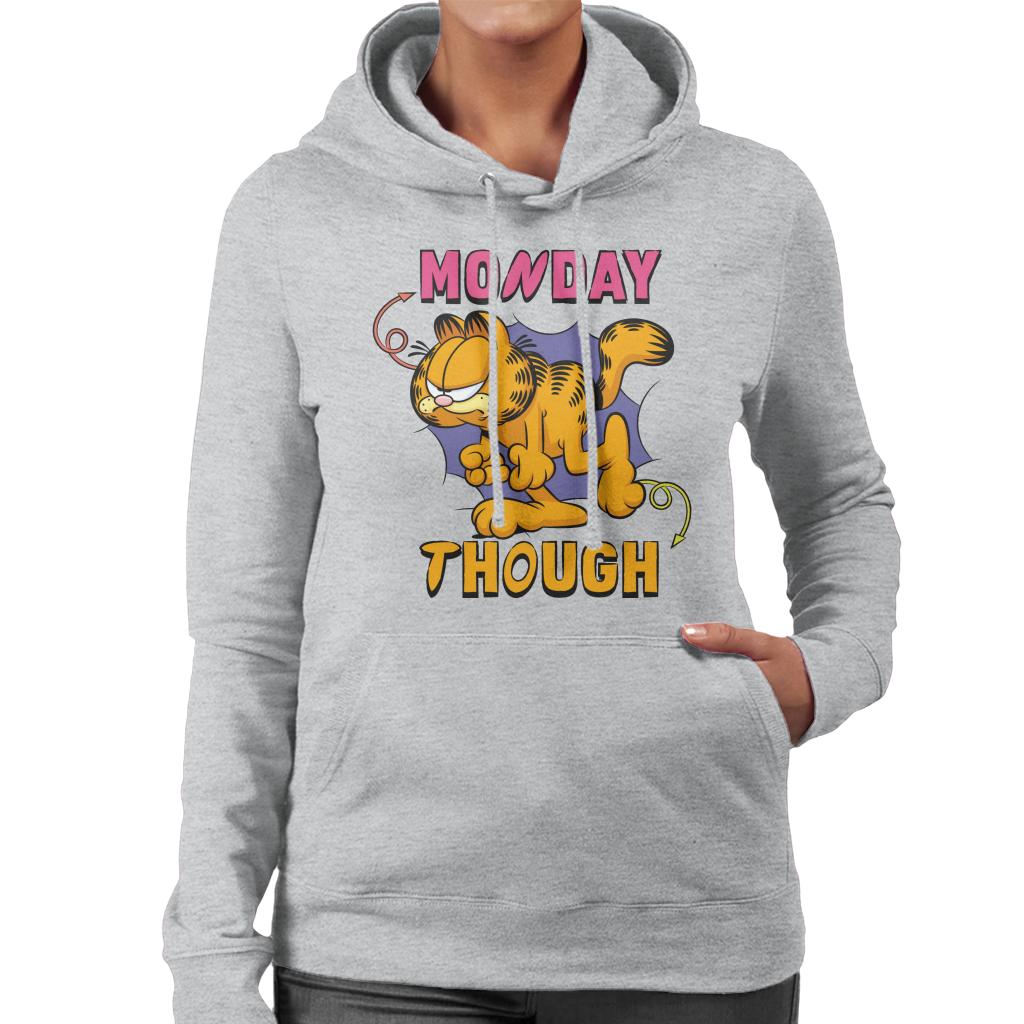 Garfield Monday Though Women's Hooded Sweatshirt product image 1