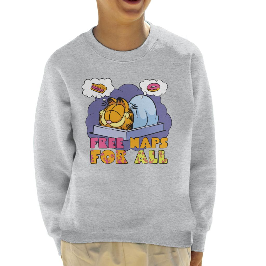 Garfield Free Naps For All Kid's Sweatshirt product image 1
