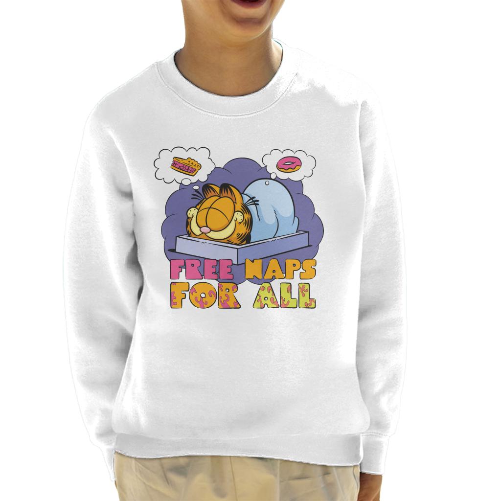 Garfield Free Naps For All Kid's Sweatshirt product image 4