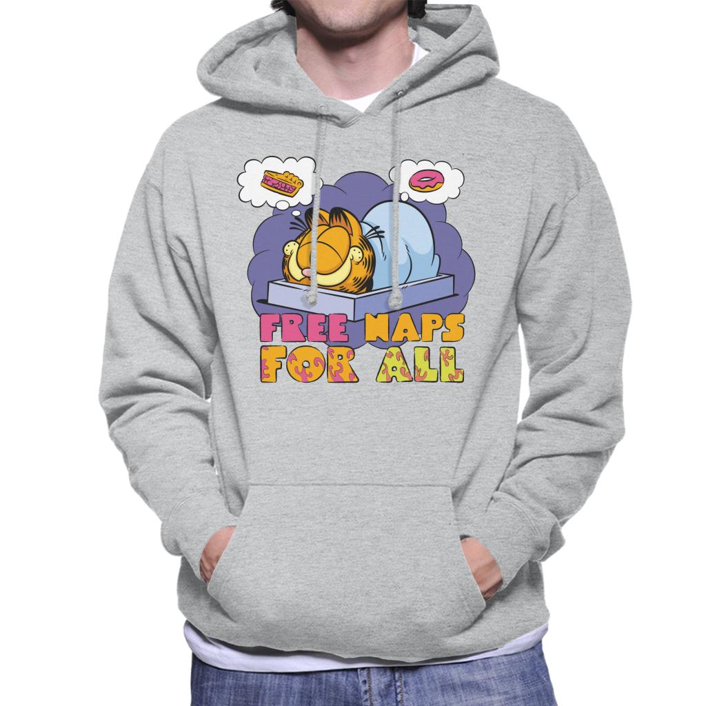 Garfield Free Naps For All Men's Hooded Sweatshirt product image 1