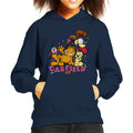 Garfield And Odie Retro 90s Snack Art Kid's Hooded product image 1