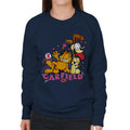 Garfield And Odie Retro 90s Snack Art Women's Sweatshirt product image 1