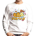 Garfield And Odie Napping Retro 90s Men's Sweatshirt product image 1