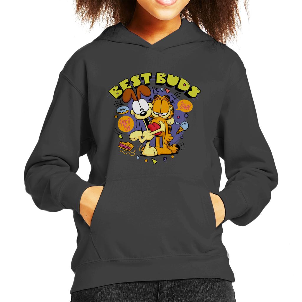 Garfield And Odie Best Buds Kid's Hooded Sweatshirt product image 1