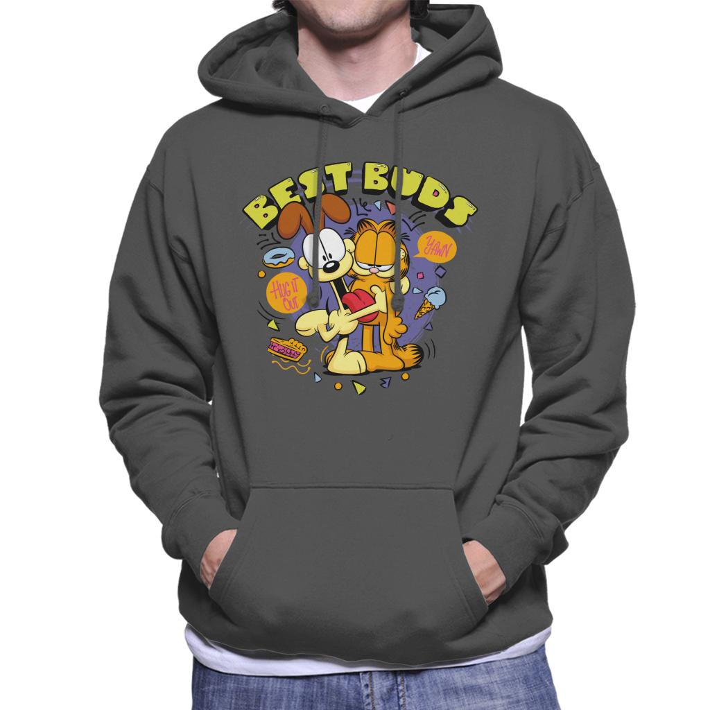 Garfield And Odie Best Buds Men's Hooded Sweatshirt product image 1