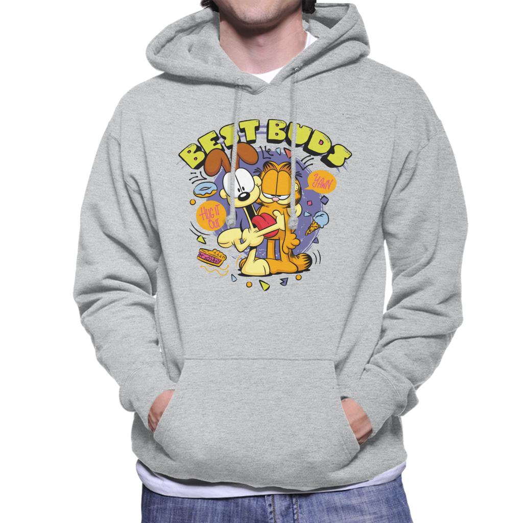 Garfield And Odie Best Buds Men's Hooded Sweatshirt product image 4