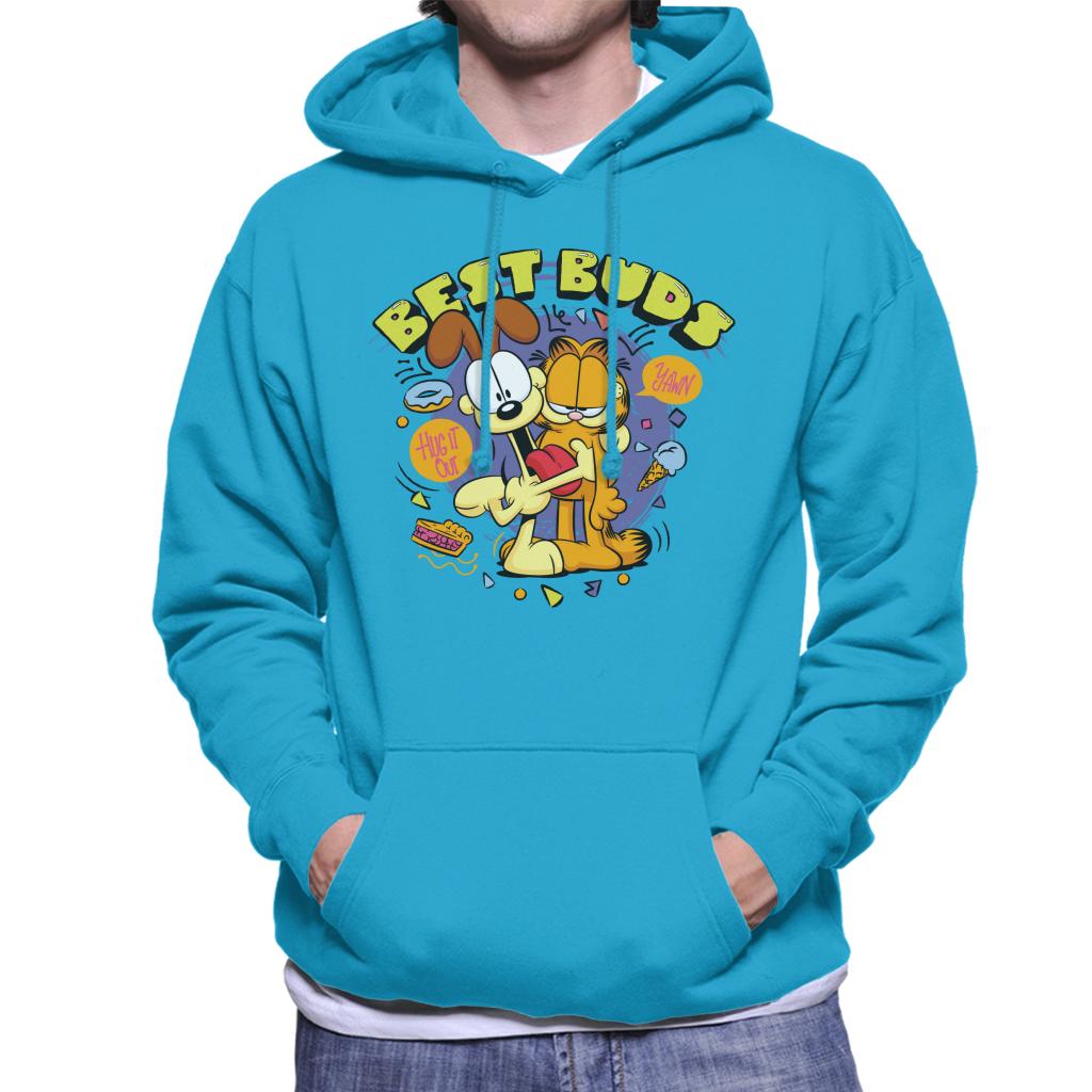 Garfield And Odie Best Buds Men's Hooded Sweatshirt product image 6