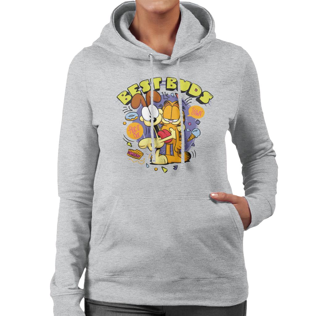 Garfield And Odie Best Buds Women's Hooded Sweatshirt product image 4