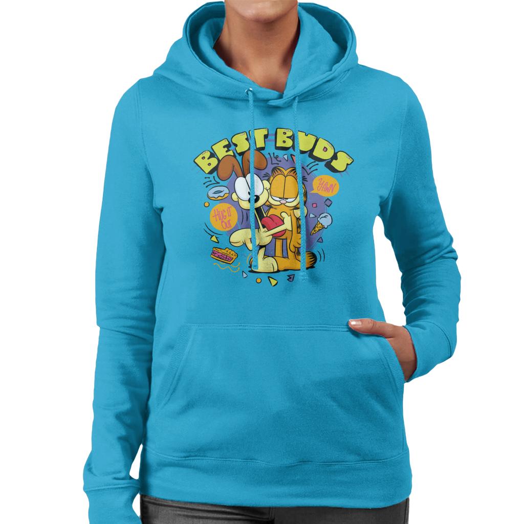 Garfield And Odie Best Buds Women's Hooded Sweatshirt product image 6