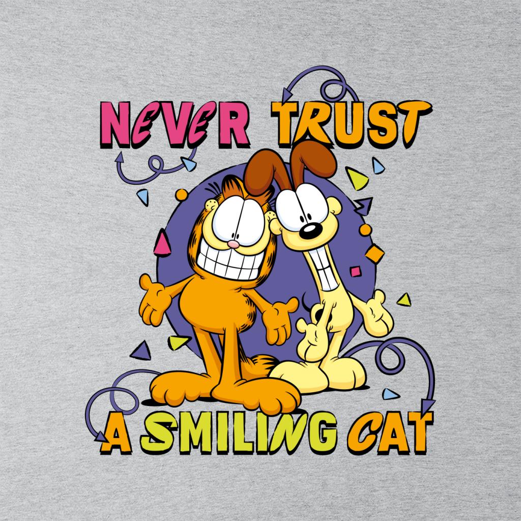 Garfield Never Trust A Smiling Cat Men's Hooded Sweatshirt product image 2