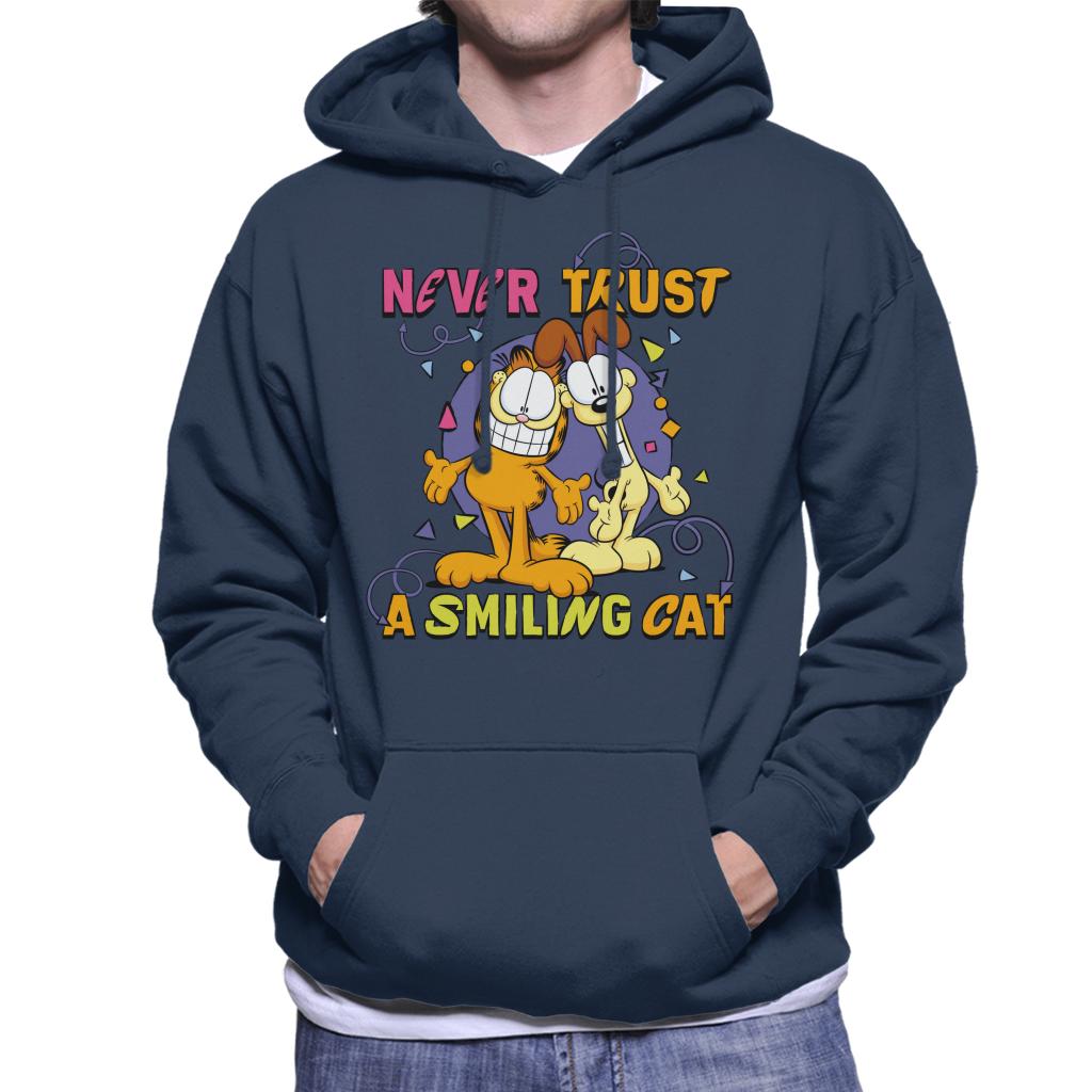Garfield Never Trust A Smiling Cat Men's Hooded Sweatshirt product image 4