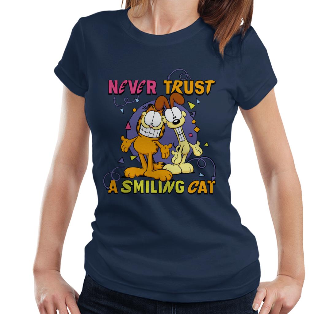 Garfield Never Trust A Smiling Cat Women's T-Shirt product image 4