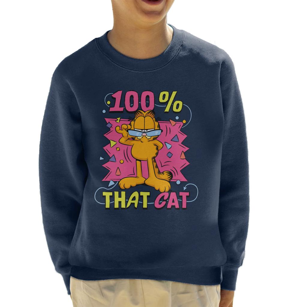 Garfield One Hundred Percent That Cat Kid's Sweatshirt product image 4