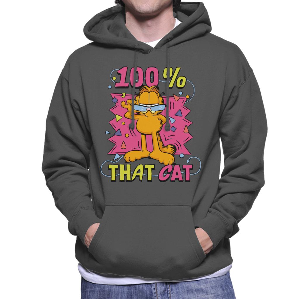 Garfield One Hundred Percent That Cat Men's Hooded product image 1