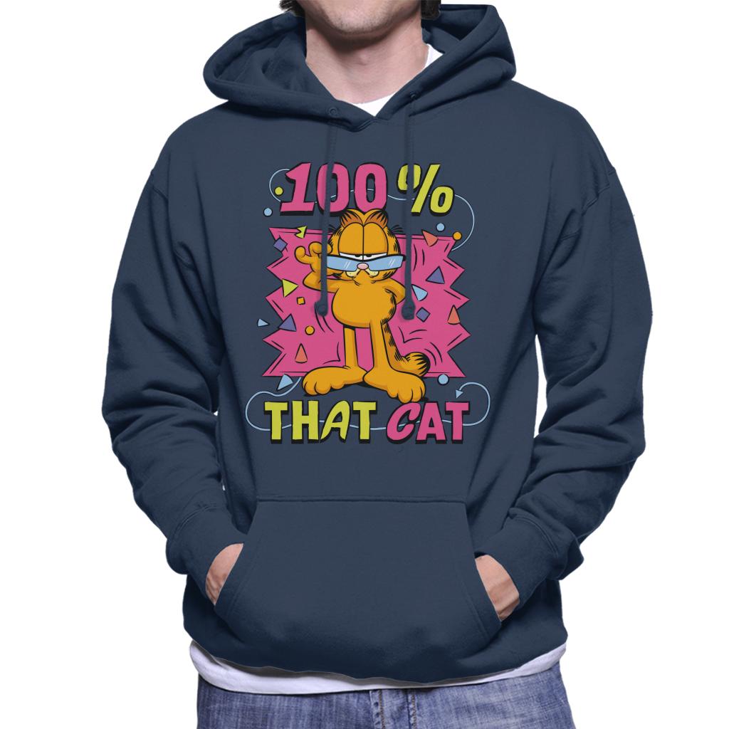 Garfield One Hundred Percent That Cat Men's Hooded product image 4