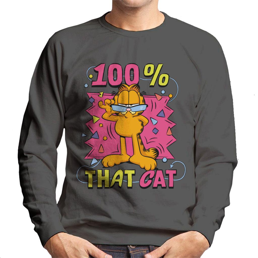 Garfield One Hundred Percent That Cat Men's Sweatshirt product image 1