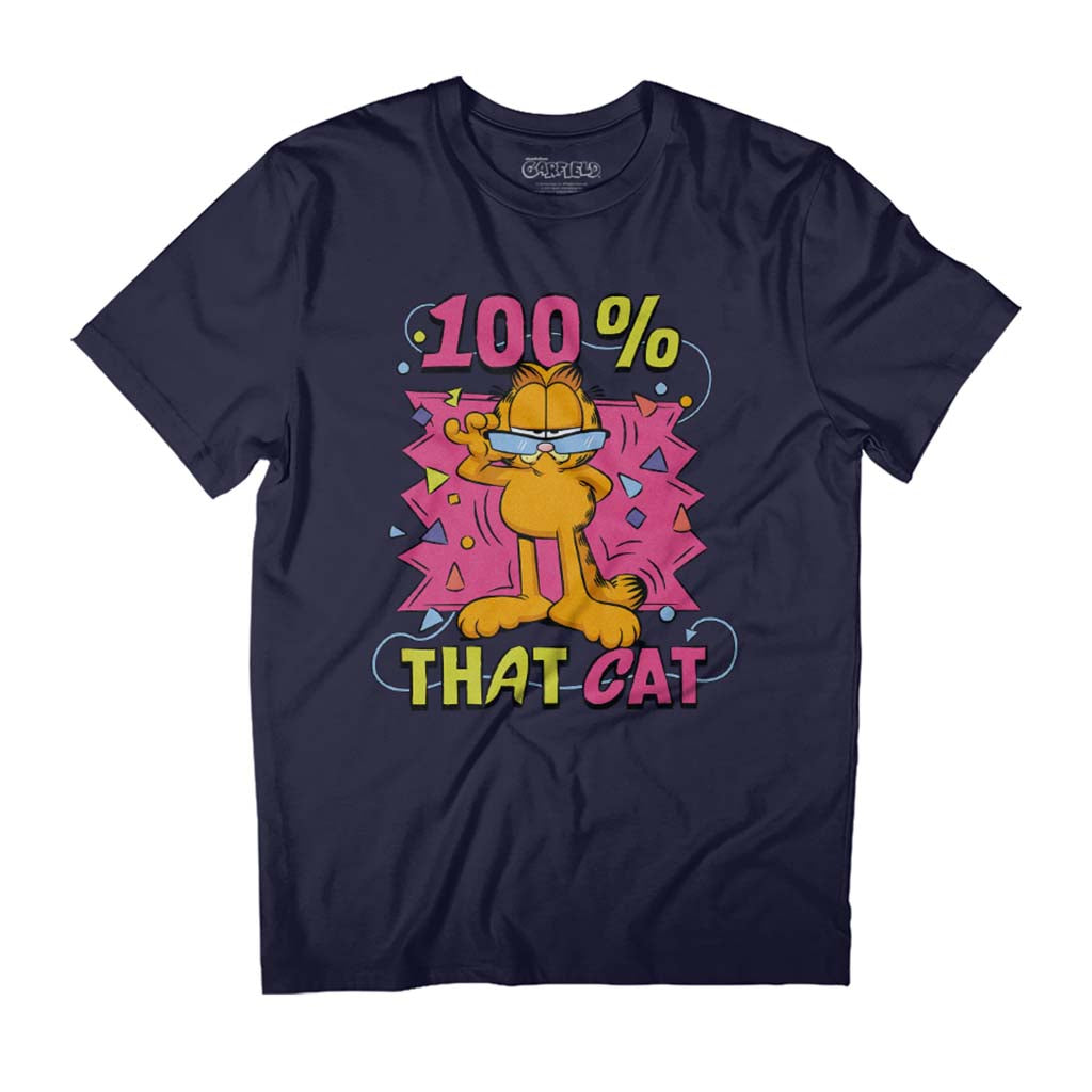 Garfield One Hundred Percent That Cat Men's T-Shirt product image 1