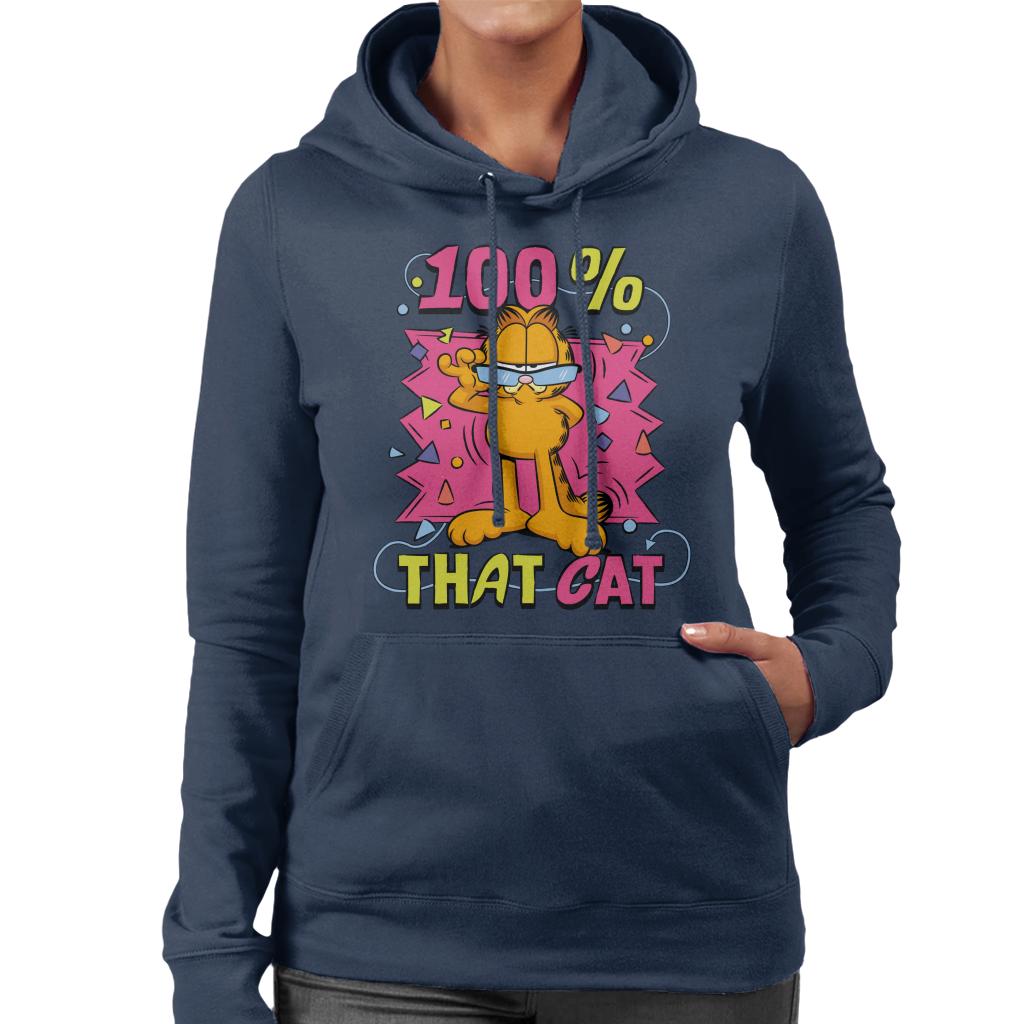 Garfield One Hundred Percent That Cat Women's Hooded product image 4