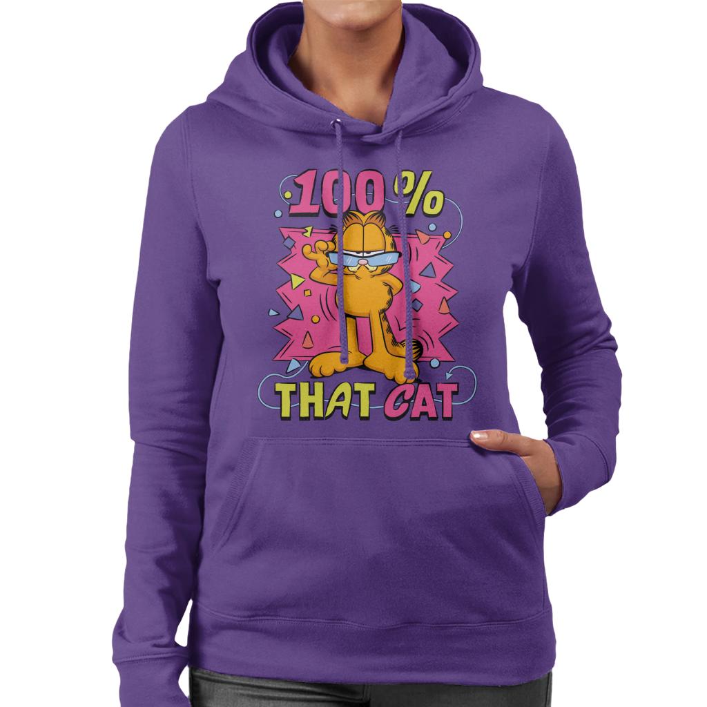 Garfield One Hundred Percent That Cat Women's Hooded product image 6