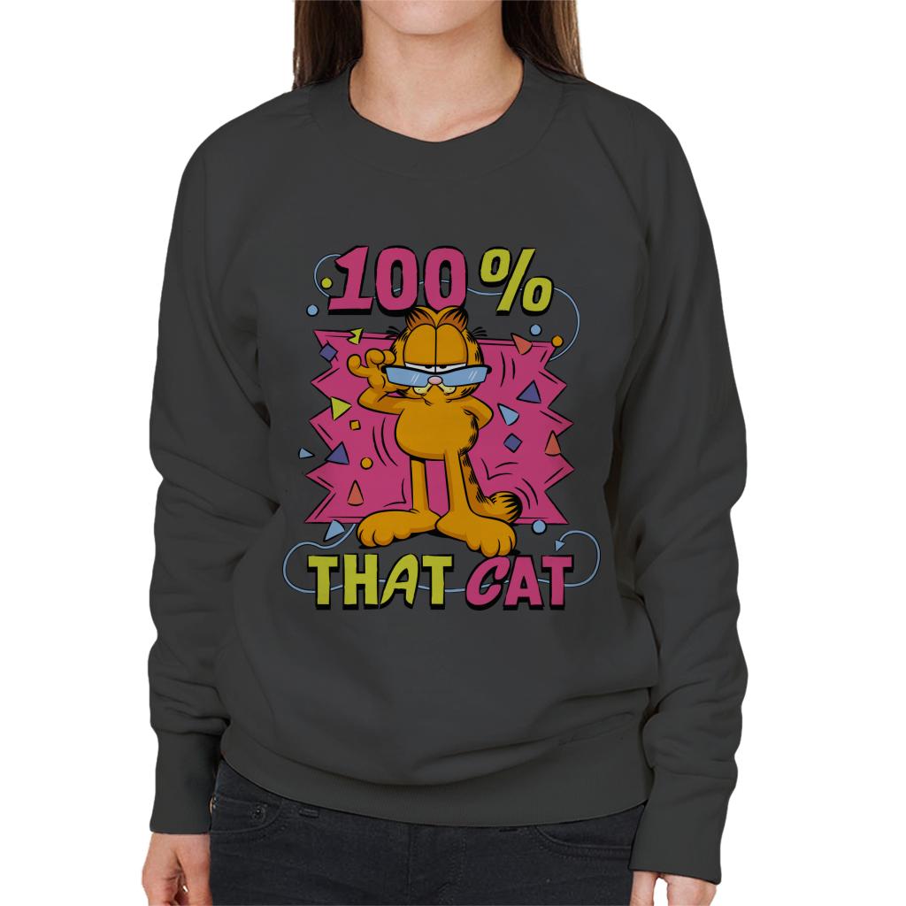 Garfield One Hundred Percent That Cat Women's Sweatshirt product image 1