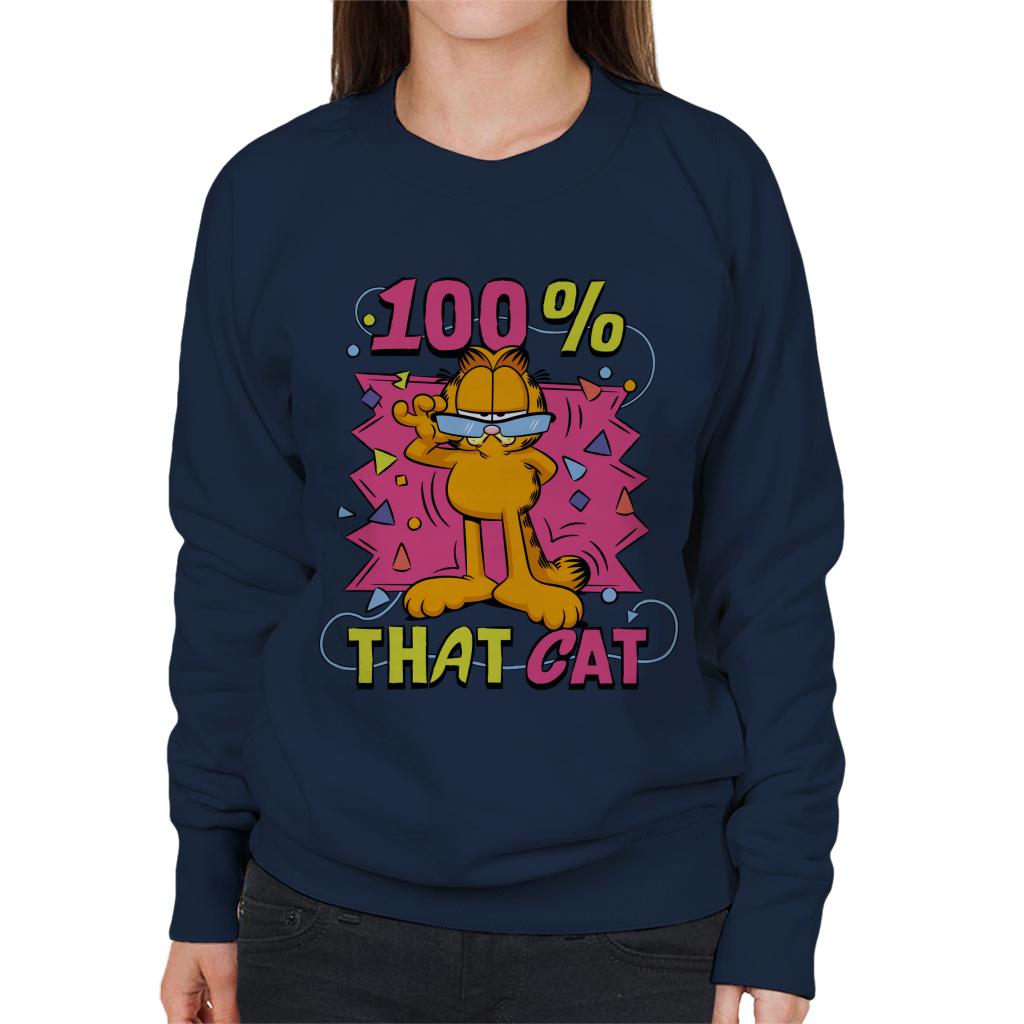 Garfield One Hundred Percent That Cat Women's Sweatshirt product image 4