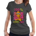 Garfield One Hundred Percent That Cat Women's T-Shirt product image 1