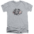 Batman Arkham Knight - Hq Sketch Adult Slim Fit V Neck product image 1