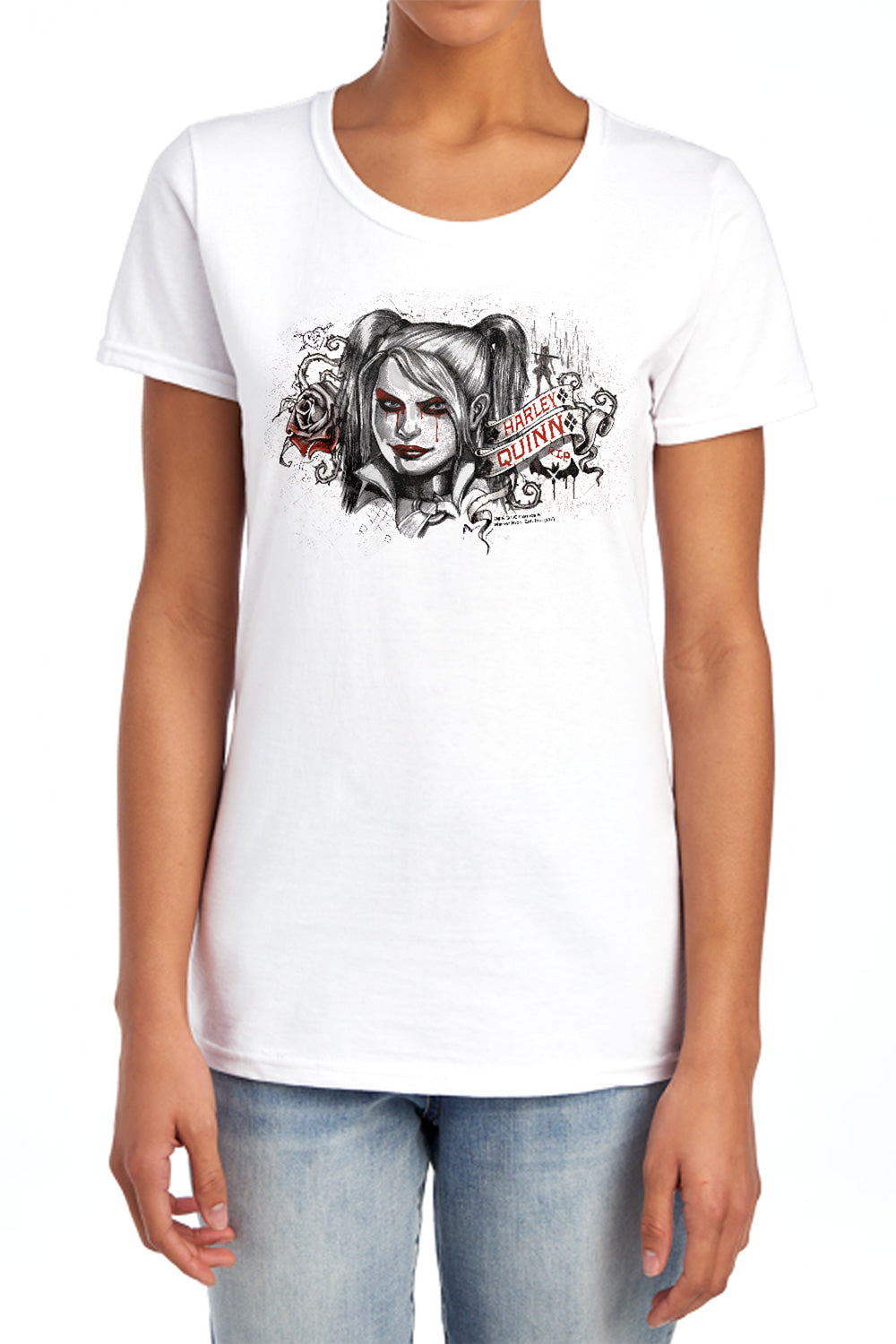 Batman Arkham Knight - Hq Sketch Women's Short Sleeve product image 1