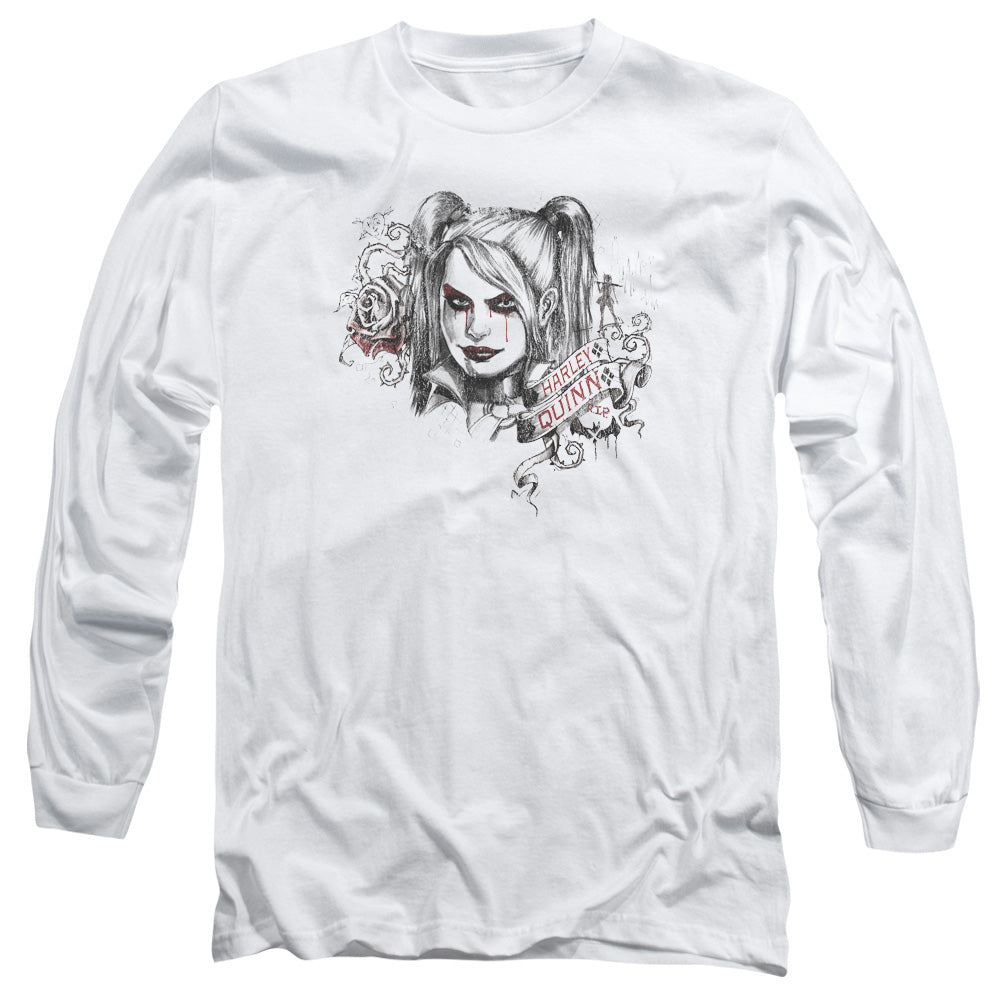 Batman Arkham Knight - Sketchy Girl Adult Long Sleeve product image 2