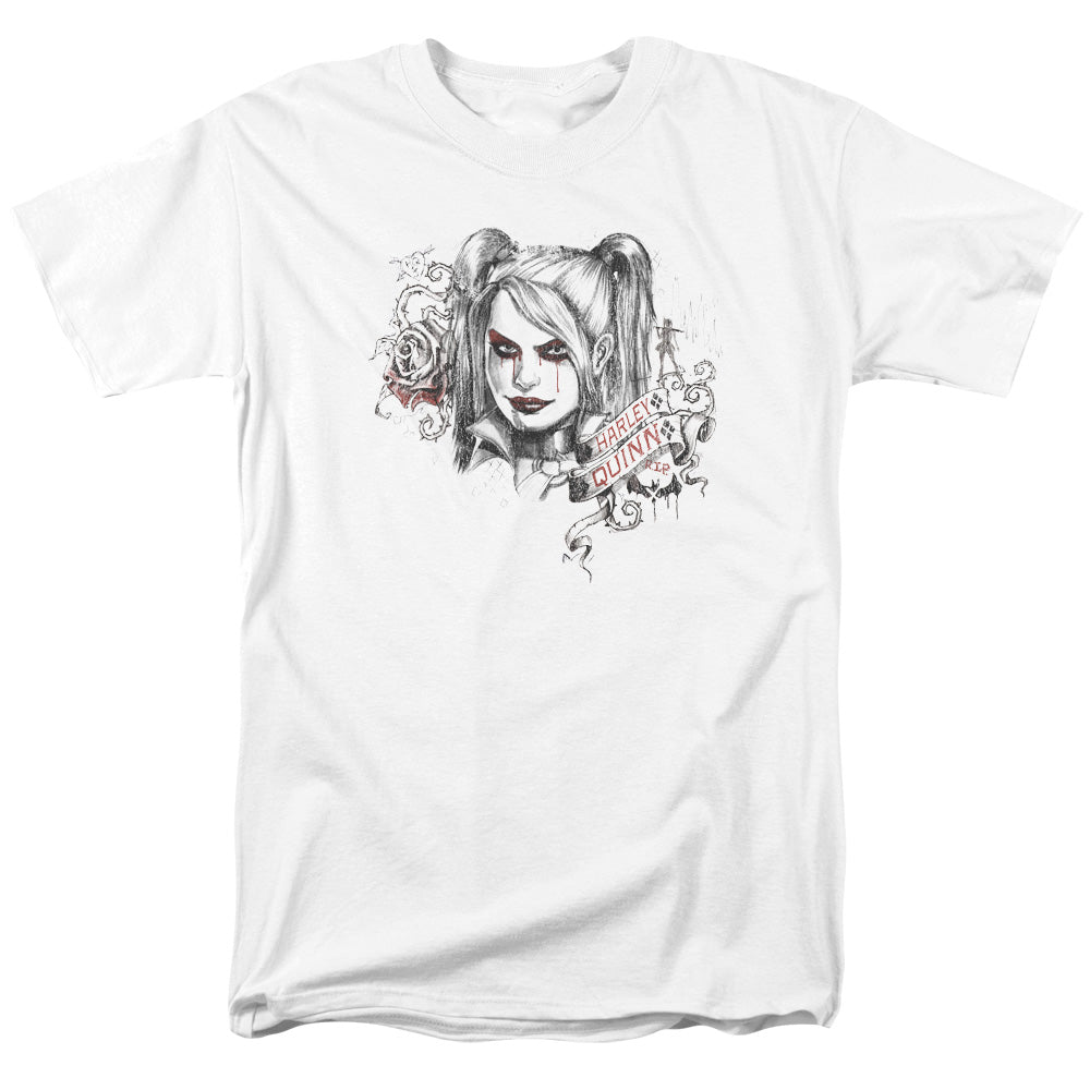 Batman Arkham Knight - Sketchy Girl Adult Regular Fit Short product image 2