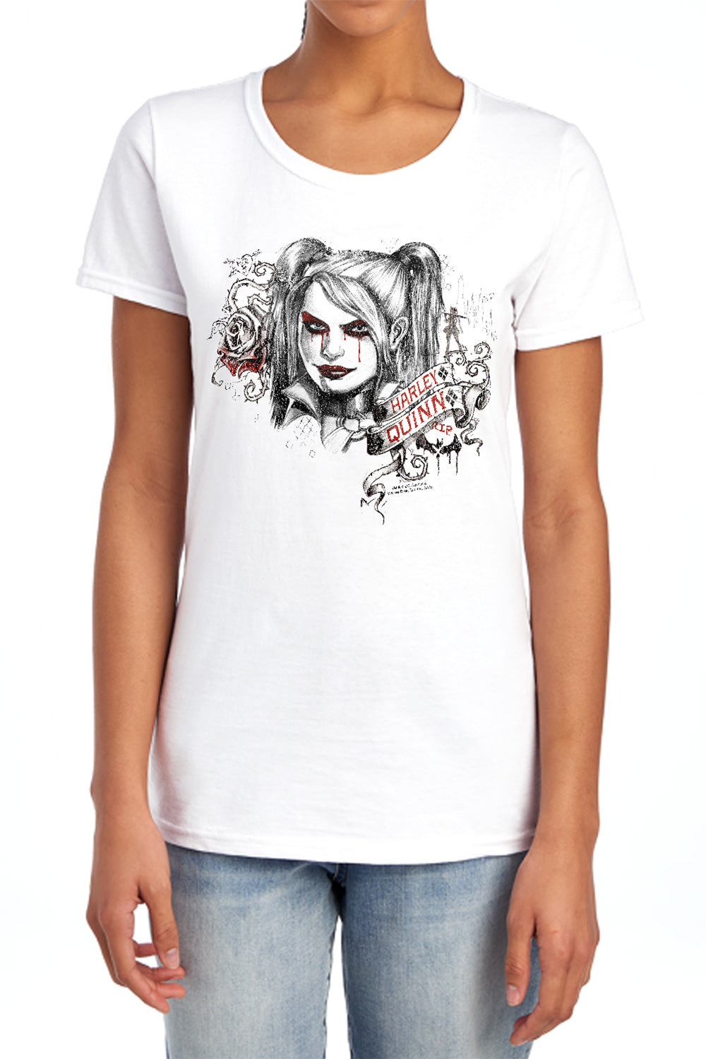 Batman Arkham Knight - Sketchy Girl Women's Short Sleeve product image 2