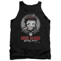 Betty Boop - Born To Ride Adult Tank Top