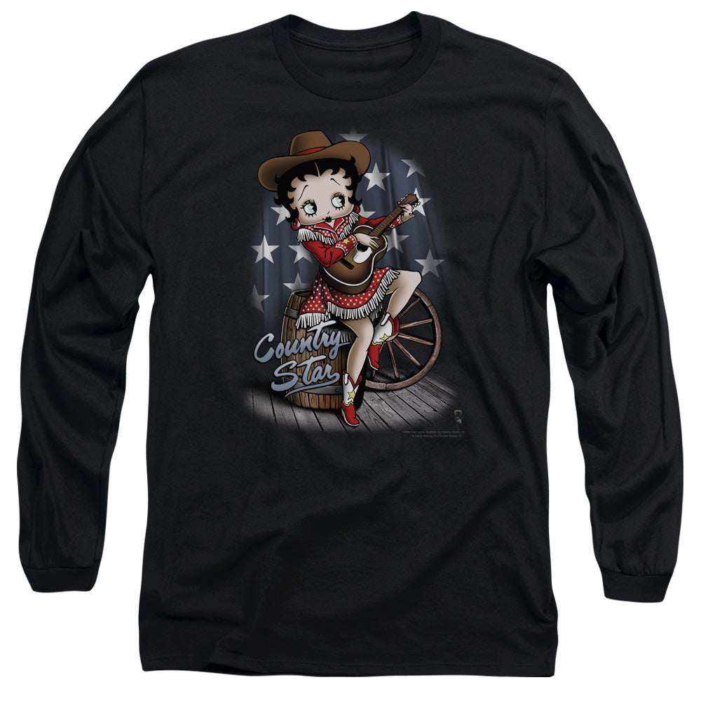 Betty Boop - Country Star Adult Long Sleeve product image 1