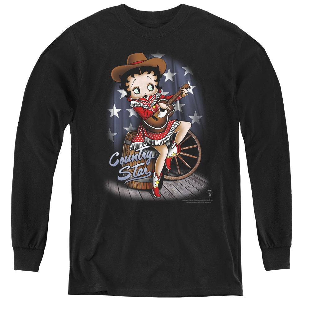 Betty Boop - Country Star L - S Youth product image 1