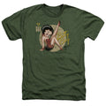 Betty Boop - Nose Art Adult Regular Fit Heather Short Sleeve product image 1