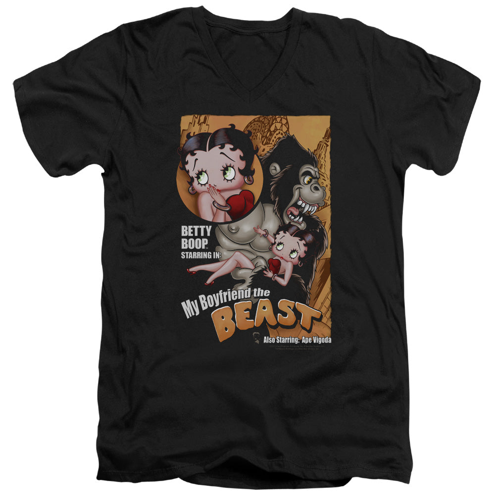 Betty Boop - Boyfriend The Beast Adult Slim Fit V Neck product image 1