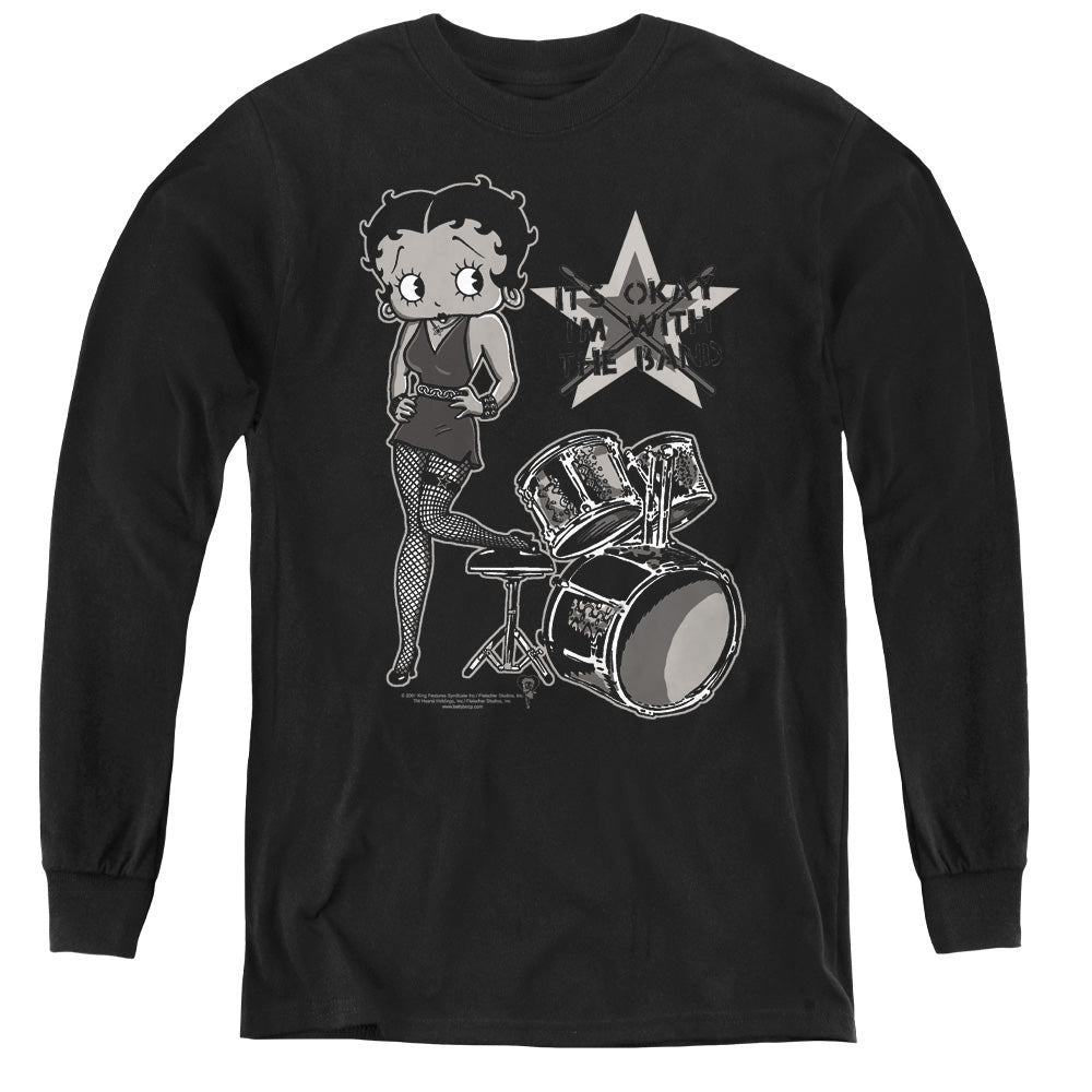 Betty Boop - With The Band L - S Youth product image 1