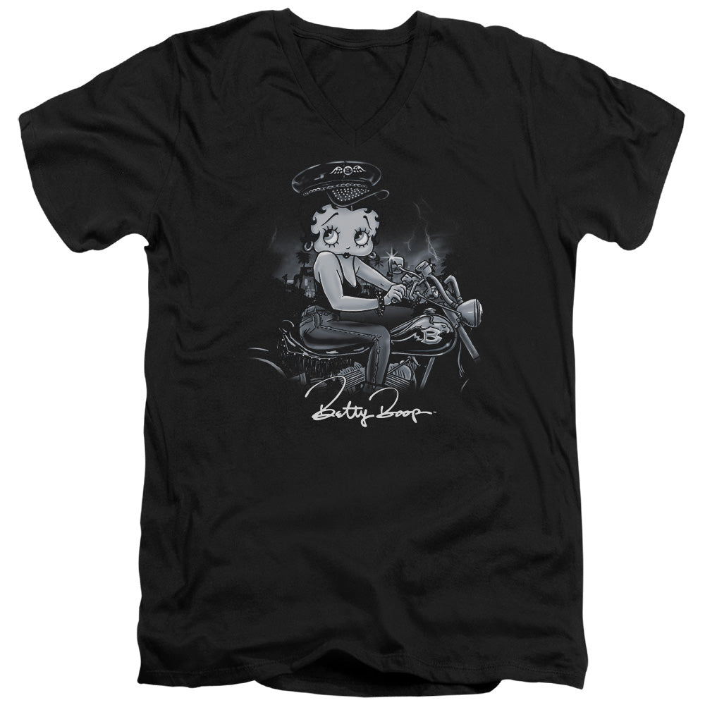 Betty Boop - Storm Rider Adult Slim Fit V Neck Cotton product image 1