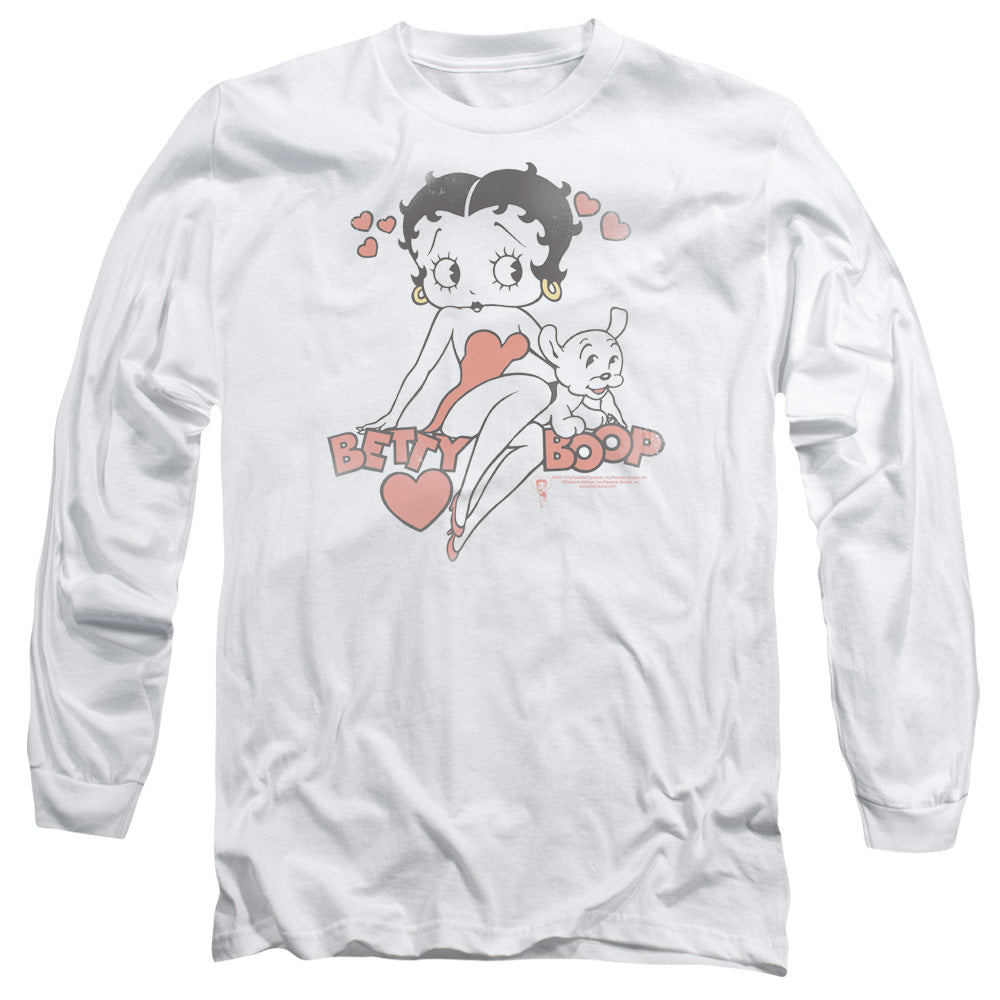 Betty Boop - Classic With Pup Adult Long Sleeve product image 1