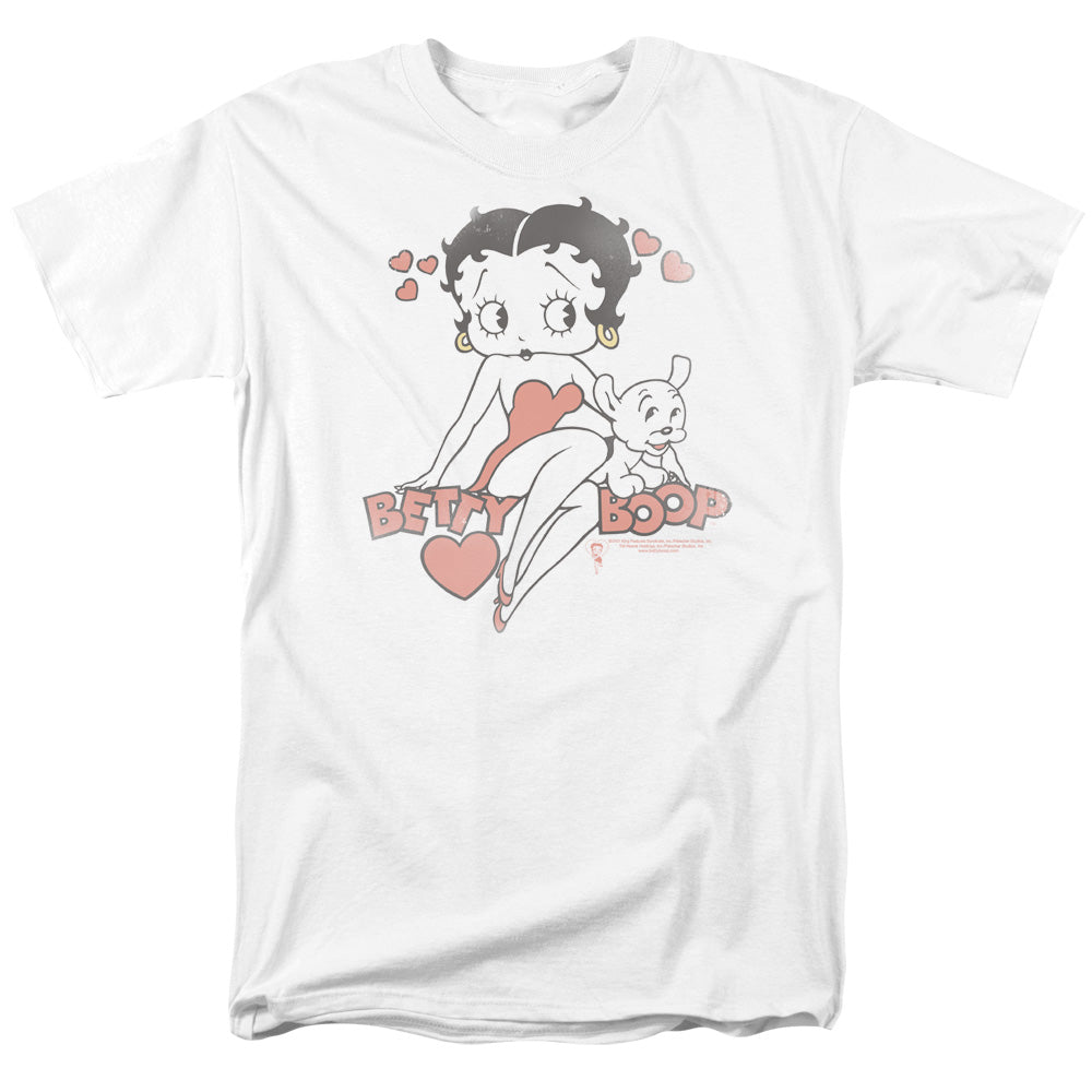 Betty Boop - Classic With Pup Adult Regular Fit Short Sleeve product image 1