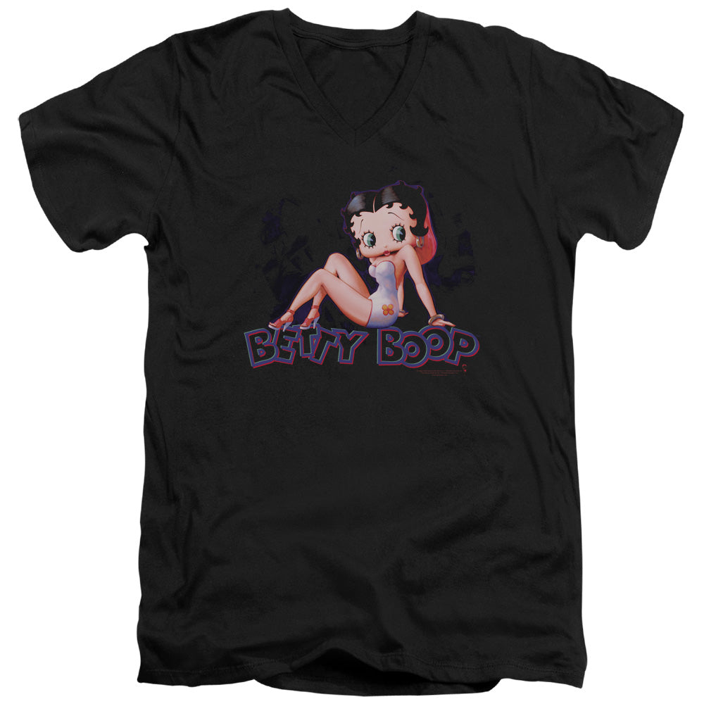 Betty Boop - Glowing Adult Slim Fit V Neck Cotton product image 1