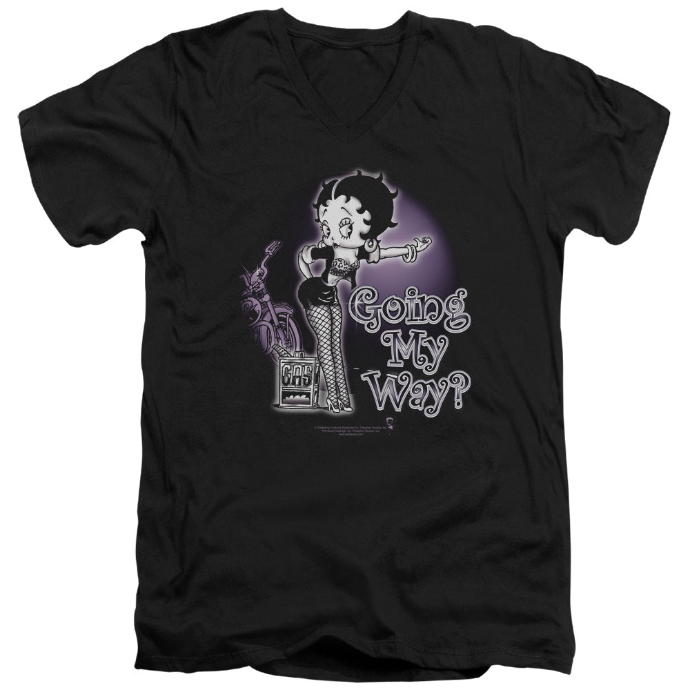 Betty Boop - My Way Adult Slim Fit V Neck Cotton product image 1