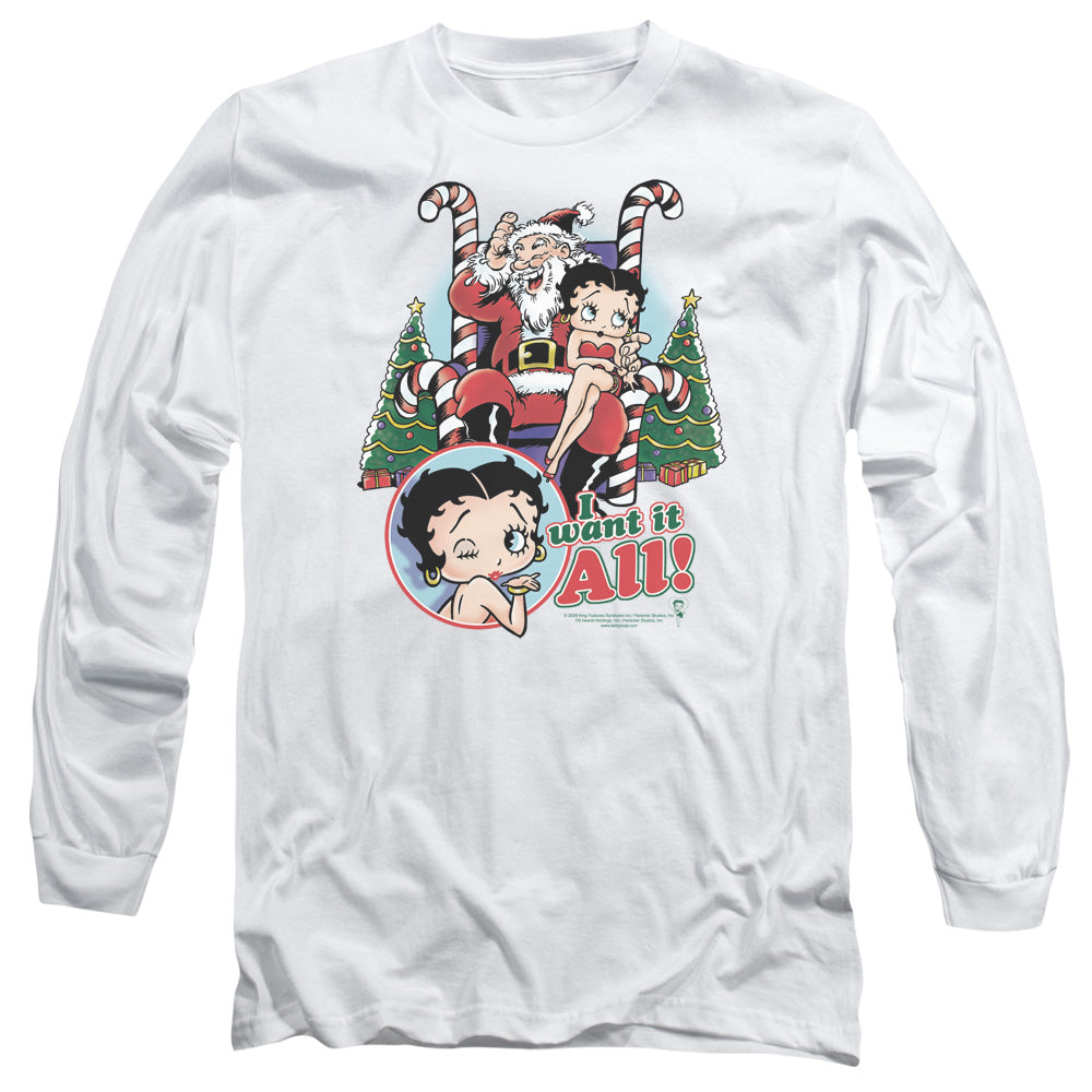 Betty Boop - I Want It All Adult Long Sleeve product image 1